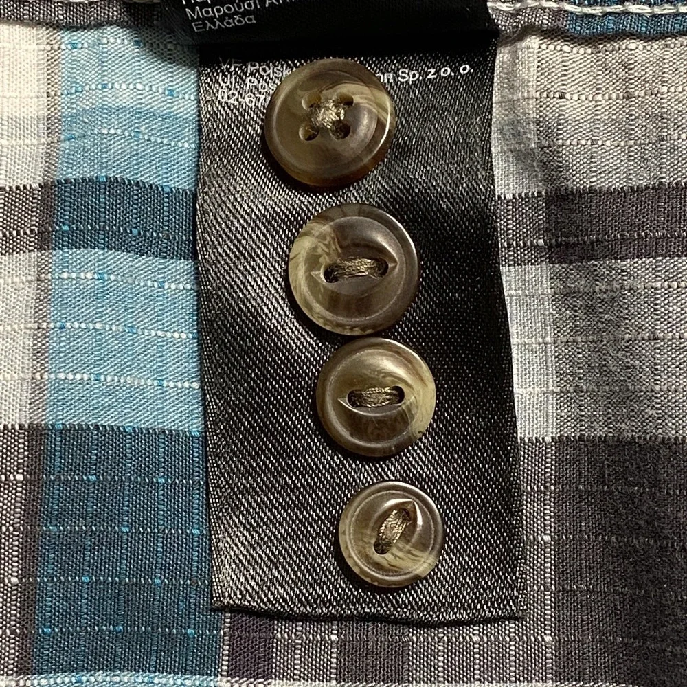 The North Face Men's Shirt Size L Multicolor‎ Plaid Outdoor Hiking Long Sleeve
